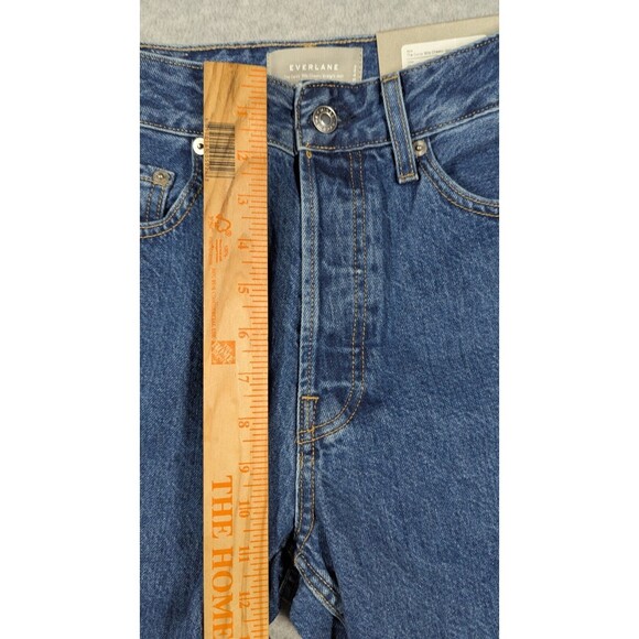 Everlane Women Jeans 28x26 NWT Curvy 90s Cheeky Button Fly Super High Rise - Picture 8 of 11